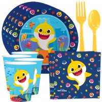 Baby Shark 派對餐具 (8人組合)不包膠餐具